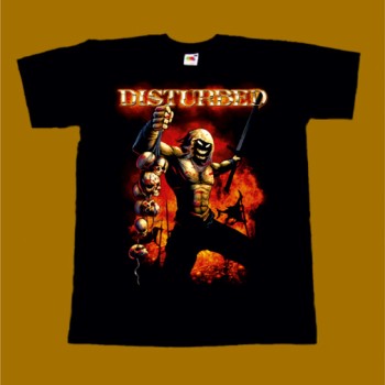 DISTURBED T-SHIRT - SKULLS