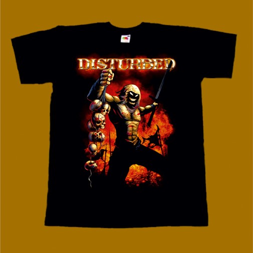 DISTURBED T-SHIRT - SKULLS
