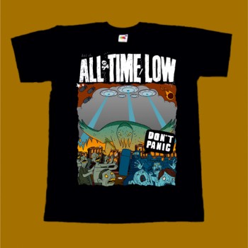 ALL TIME LOW T-SHIRT - DONT PANIC