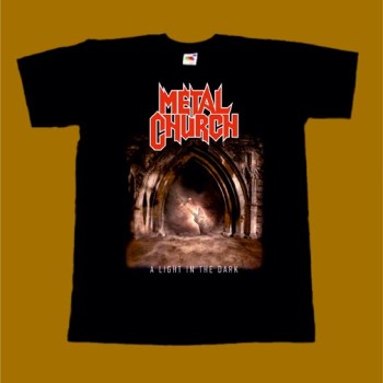 METAL CHURCH T-SHIRT - A LIGHT IN THE DARK