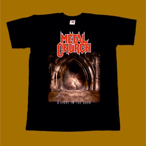 METAL CHURCH T-SHIRT - A LIGHT IN THE DARK