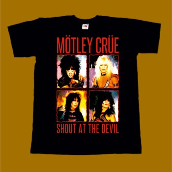 MOTLEY CRUE T-SHIRT - SHOUT AT THE DEVIL 2