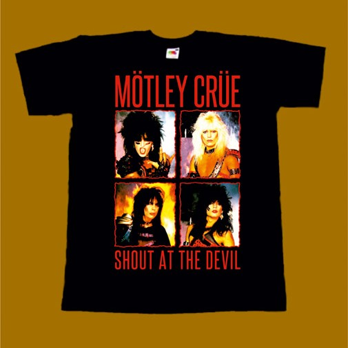 MOTLEY CRUE T-SHIRT - SHOUT AT THE DEVIL 2