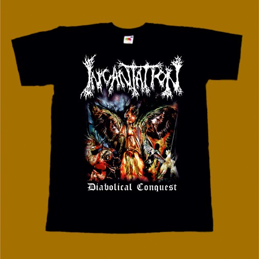 INCANTATION T-SHIRT - DIABOLICAL CONQUEST