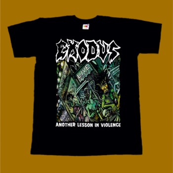 EXODUS T-SHIRT - ANOTHER LESSON IN VIOLENCE