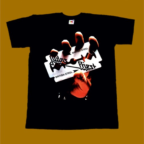JUDAS PRIEST T-SHIRT - BRITISH STEEL