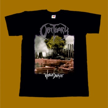 OBITUARY T-SHIRT - WORLD DEMISE