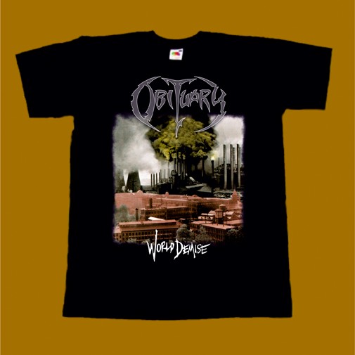 OBITUARY T-SHIRT - WORLD DEMISE