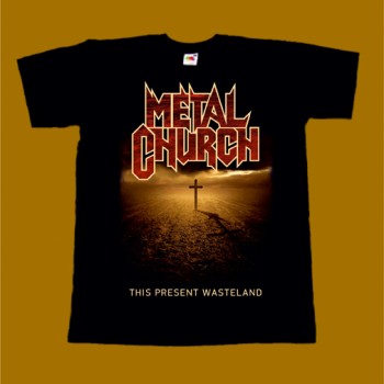 METAL CHURCH T-SHIRT - THIS PRESENT WASTELAND