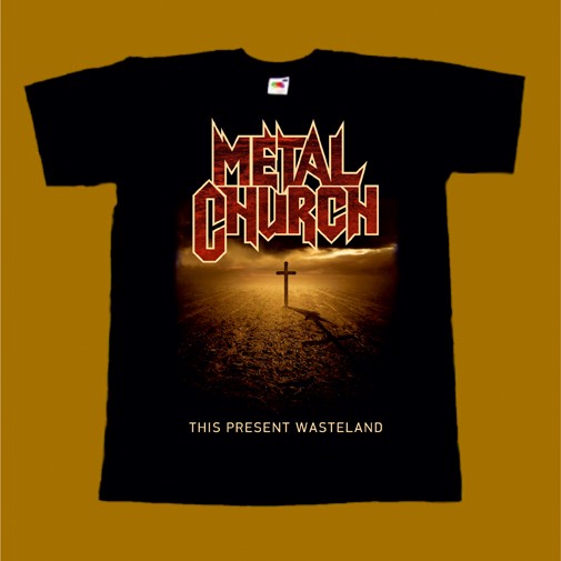 METAL CHURCH T-SHIRT - THIS PRESENT WASTELAND