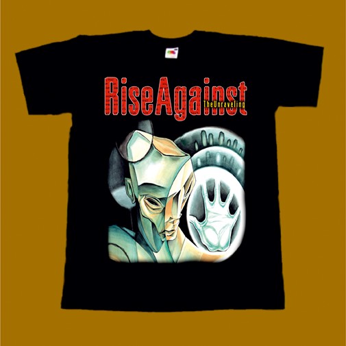 RISE AGAINST T-SHIRT - THE UNRAVELING
