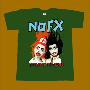 NOFX T-SHIRT - BOTTLES TO THE GROUND