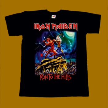 IRON MAIDEN T-SHIRT - RUN TO THE HILLS