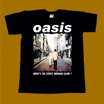 OASIS T-SHIRT - WHATS THE STORY MORNING GLORY