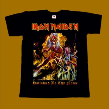 IRON MAIDEN T-SHIRT - HALLOWED BE THY NAME