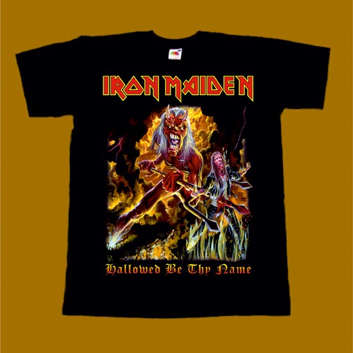 IRON MAIDEN T-SHIRT - HALLOWED BE THY NAME