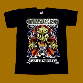FUZZTONES T-SHIRT - PREACHING TO THE PERVERTED
