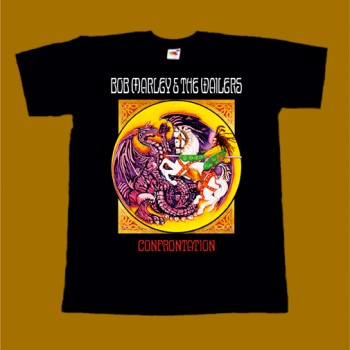 BOB MARLEY T-SHIRT - CONFRONTATION
