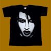 MARILYN MANSON T-SHIRT - FACE
