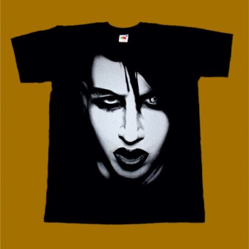 MARILYN MANSON T-SHIRT - FACE