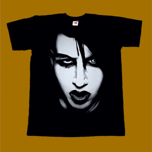 MARILYN MANSON T-SHIRT - FACE