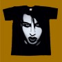 MARILYN MANSON T-SHIRT - FACE