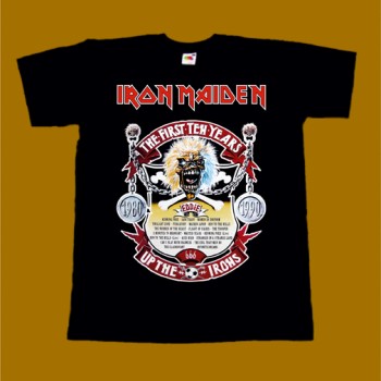 IRON MAIDEN T-SHIRT - UP THE IRONS