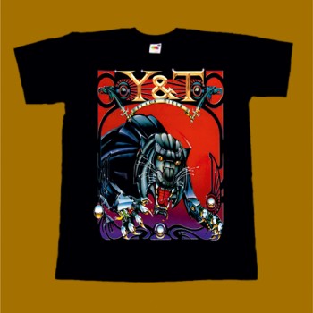 Y & T T-SHIRT - BLACK TIGER