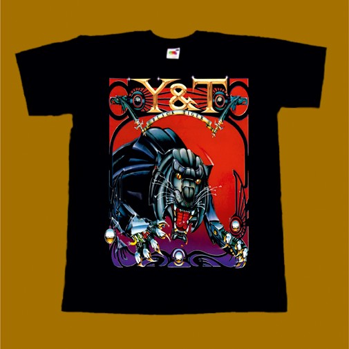 Y & T T-SHIRT - BLACK TIGER