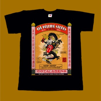ROLLING STONES T-SHIRT - 14 ON FIRE COTAI ARENA