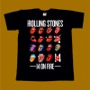 ROLLING STONES T-SHIRT - 14 ON FIRE TONGUES