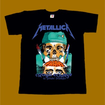 METALLICA T-SHIRT - CRASH COURGE IN BRAIN SURGERY 2