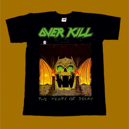 OVERKILL T-SHIRT - THE YEARS OF DECAY