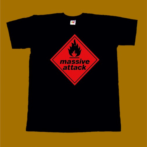 MASSIVE ATTACK T-SHIRT - BLUE LINES