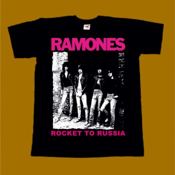 RAMONES T-SHIRT - ROCKET TO RUSSIA
