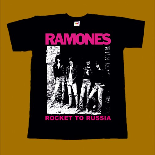 RAMONES T-SHIRT - ROCKET TO RUSSIA