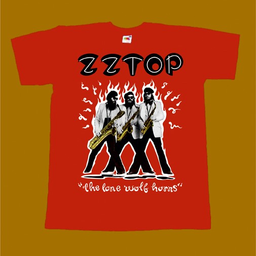 ZZ TOP T-SHIRT - THE LONE WOLF HORNS