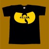 WU TANG CLAN T-SHIRT - LOGO CREAM