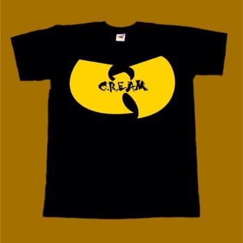 WU TANG CLAN T-SHIRT - LOGO CREAM