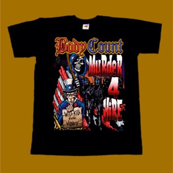 BODY COUNT T-SHIRT - MURDER 4 HIRE