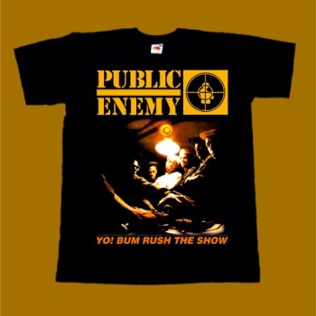 PUBLIC ENEMY T-SHIRT -  YO BUM RUSH THE SHOW