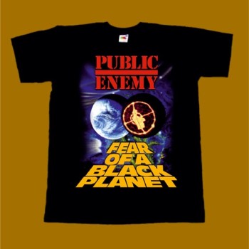 PUBLIC ENEMY T-SHIRT - FEAR OF A BLACK PLANET
