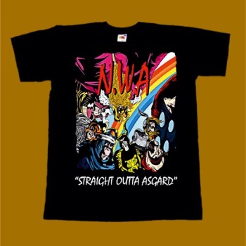 N.W.A T-SHIRT - STRAIGHT OUTTA ASGARD