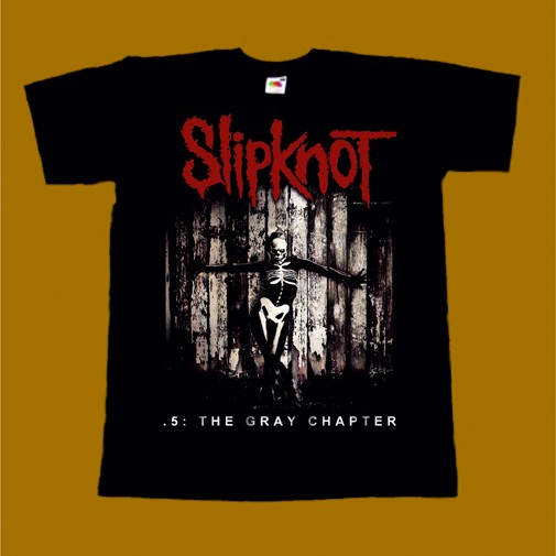 SLIPKNOT T-SHIRT - 5 THE GRAY CHAPTER