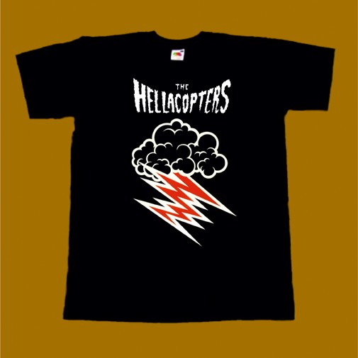 THE HELLACOPTERS T-SHIRT - BY THE GRACE OF GOD