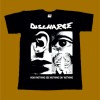 DISCHARGE T-SHIRT - HEAR NOTHING SEE NOTHING SAY NOTHING