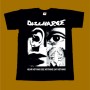 DISCHARGE T-SHIRT - HEAR NOTHING SEE NOTHING SAY NOTHING