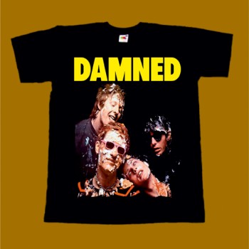 THE DAMNED T-SHIRT - DAMNED DAMNED DAMNED