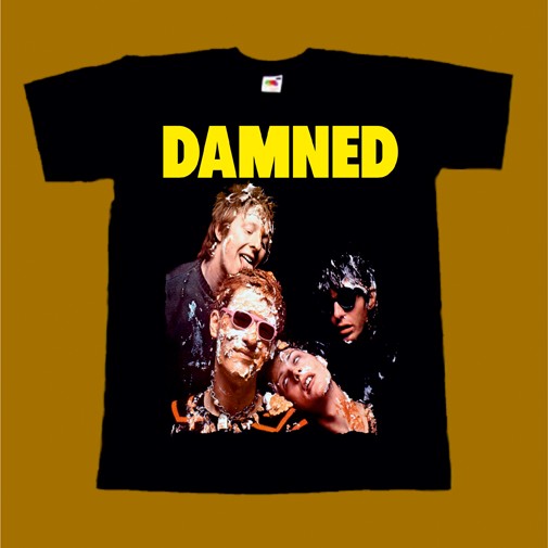 THE DAMNED T-SHIRT - DAMNED DAMNED DAMNED