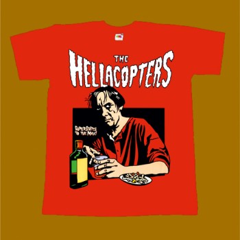 THE HELLACOPTERS T-SHIRT - SUPERSHITTY TO THE MAX